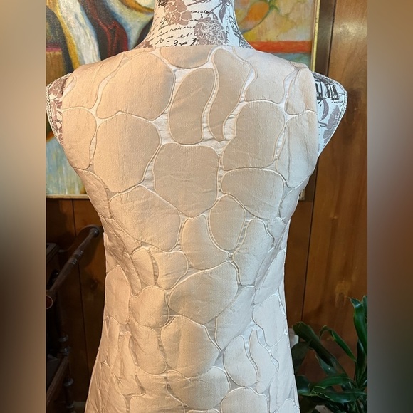 🛍️LUCY PARIS Light tan textured‎ print mini dress, size S. - Picture 5 of 15